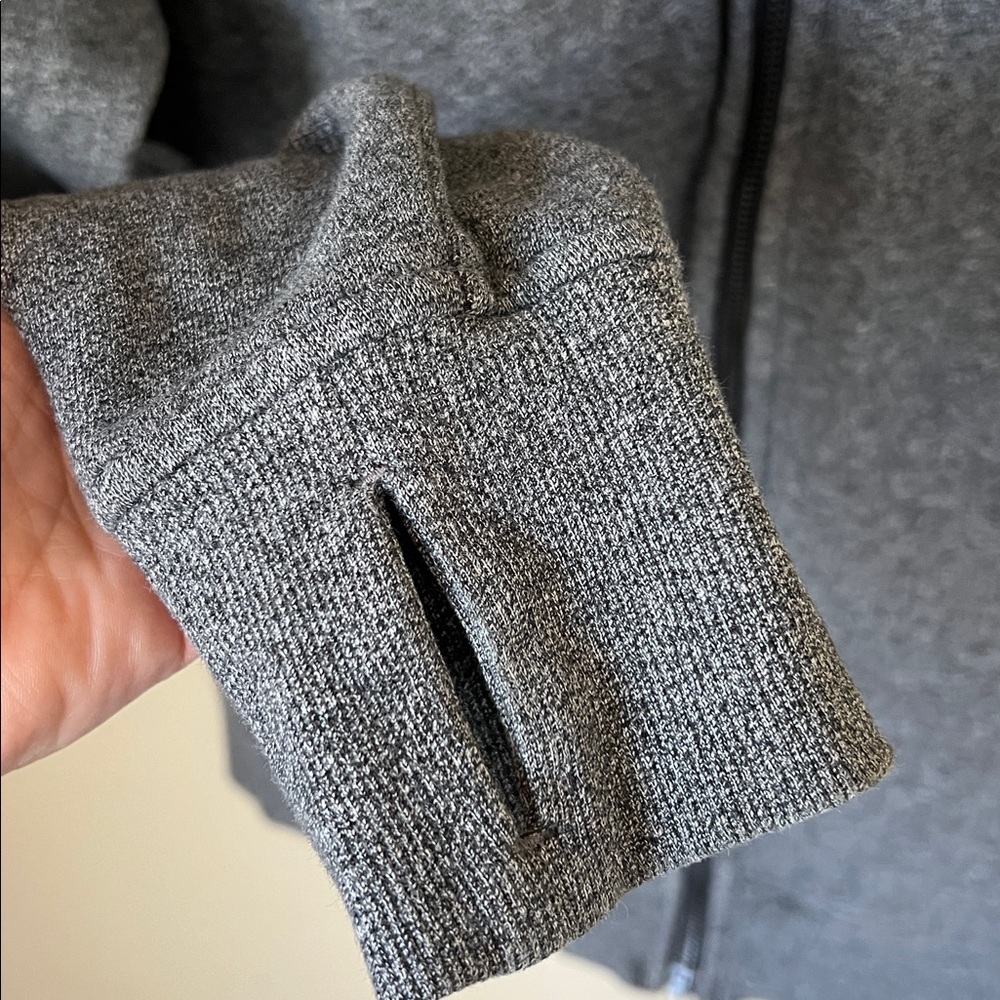 Lululemon full zip scuba hoodie heathered grey - Picture 8 of 12